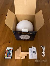 3D moon lamp