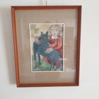 Quadro Guido Sgaravatti olio su tavola 22x31