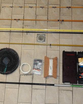 Set da pesca in mare
