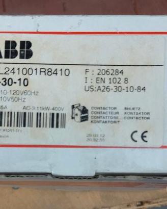 contattore di potenza ABB