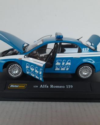 MODELLO ALFA ROMEO 159 POLIZIA - POLIZEI BILINGUE