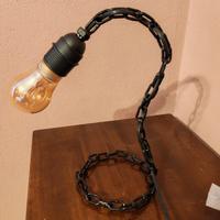 Lampada a catena saldata - Lampada artigianale, pe