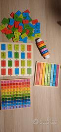 Giochi didattici in legno matematica