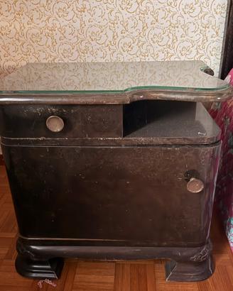 comodino antico in noce stile Luigi Filippo