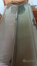 Ante in vetro box doccia 90x90 base curva. 