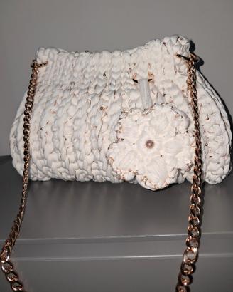 borsa all'uncinetto Handmade 