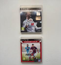 Lotto FIFA 18 Legacy + FIFA 15 Essentials (PS3)