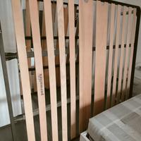 Rete matrimoniale ortopedica con doghe in legno pe