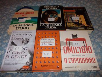 Blocco di 6 libri generi vari ROMA