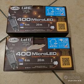 2 confezioni di luci microled LOTTI