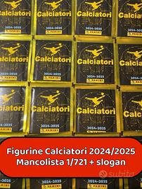 Calciatori 2024 / 2025 Mancolista Figurine