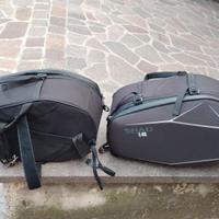 Borse laterali moto Shad E48+Bauletto Shad SH 44