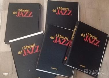  5 raccoglitori con fascicoli i maestri del jazz 