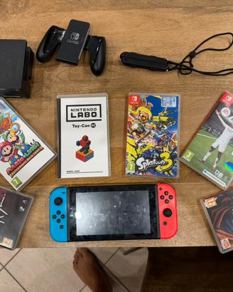 Nintendo switch 1 con giochi