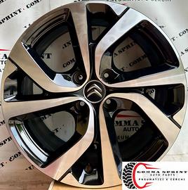 4 CERCHI IN LEGA RAGGIO 17 CITROEN C3 AIRCROSS C4