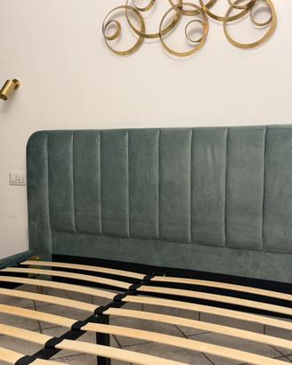 Letto matrimoniale 160x190 con rete inclusa