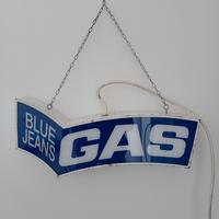 Gas Jeans Insegna luminosa Lampada Negozio Casa