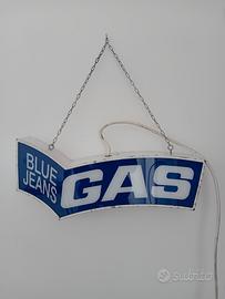 Gas Jeans Insegna luminosa Lampada Negozio Casa