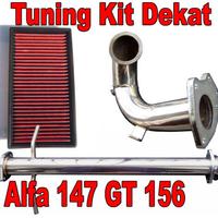 DOWNPIPE INOX + DEKAT ALFA 147 GT 1.9 Filtro Sport