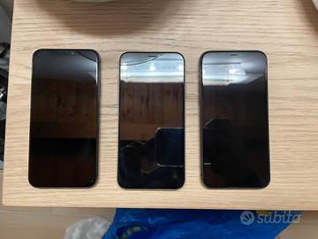 Set di 3 iphone xs/11pro 64 gb/xs 256 gb