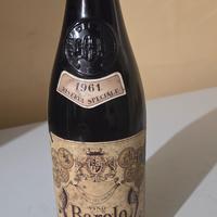 Bottiglia vuota barolo 1961.