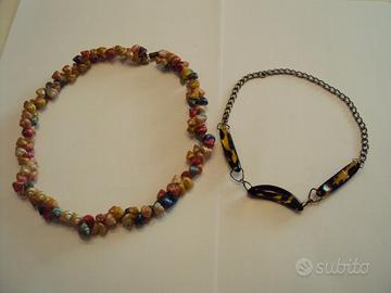 Collana e girocollo,originali d'epoca,anni'60.