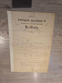 Firma Vittorio Emanuele II