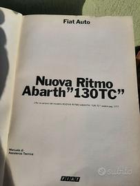 FIAT NUOVA RITMO ABARTH MANUALE ASSISTENZA TECNICA