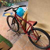 wheelie bike 27.5 rossa