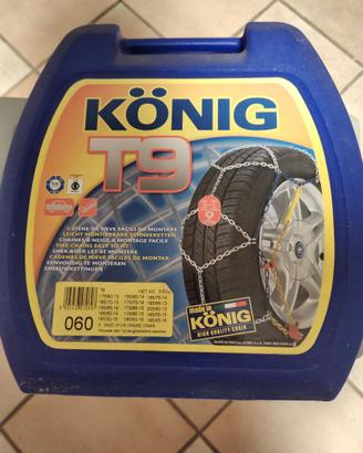 Catene da neve marca König T9 (stato 7.5/10)