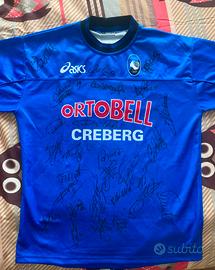 Maglia da allenamento Atalanta autografata