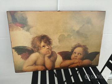 QUADRO ANGIOLETTI MADONNA SISTINA di "RAFFAELLO"