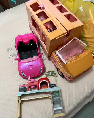 Camper e auto barbie