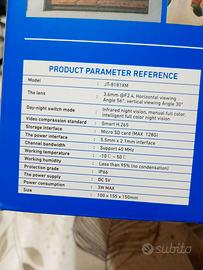 Wifi - telecamera smart con pannello solare