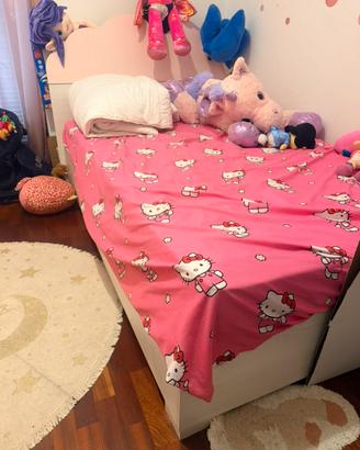 Letto 1 piazza e mezza contenitore con marerasso