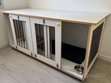 Mobile cuccia doppia per cani da interno