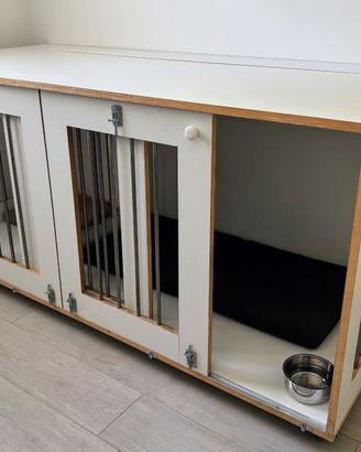 Mobile cuccia doppia per cani da interno