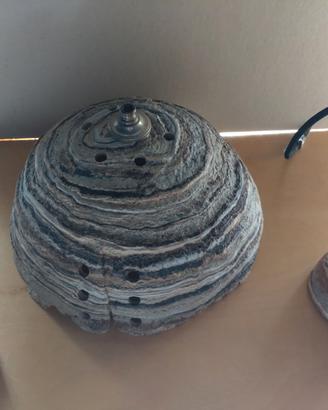 Lampadario in cemento effetto pietra NUOVO
