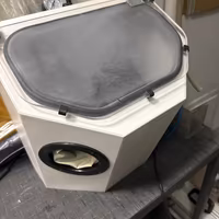 Sabbiatrice da banco per orafi o odontotecnici