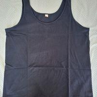 Canottiera Uomo Basic Cotone Garbo Blu XXL