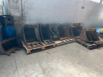 Benne e attacco rapido escavatore