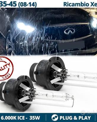 Lampadine Ricambio Xenon D2S INFINITI FX II 6000K