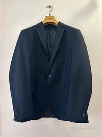 Giacca uomo 100% lana vergine taglia 56 blu