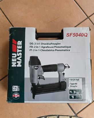 chiodatrice pneumatica 2 in 1