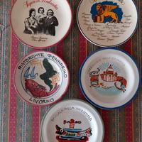 3 piatti Buon Ricordo + 2 piatti Essalunga '88