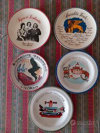 3 piatti Buon Ricordo + 2 piatti Essalunga '88