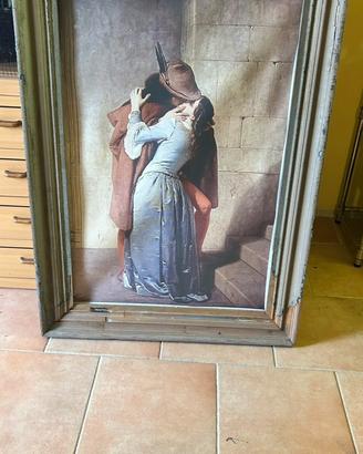 Stampa del bacio di Hayez