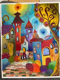 Quadri acrilici su tela