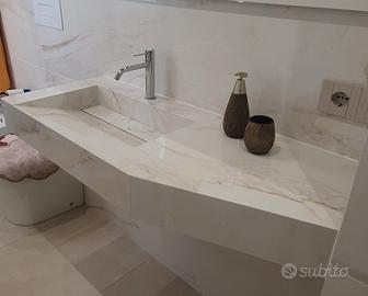 lavabo lavandino gres porcellanato laminam