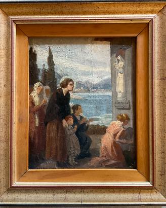 GIOVANNI BEVILAQUA 1871-1968 BOZZETTO PER AFFRESCO